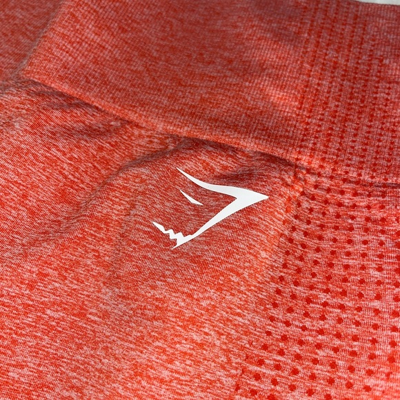 Gymshark Orange Athletic Shorts - Picture 2 of 3